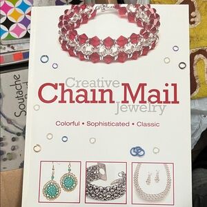 Creative Chain Mail Jewelry Book - Red Bead Bracelet Cover